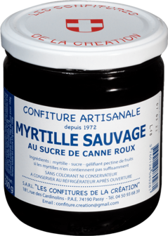 Confiture Myrtille Sauvage