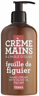 Feuille de Figuier Cr&egrave;me Mains handcr&egrave;me