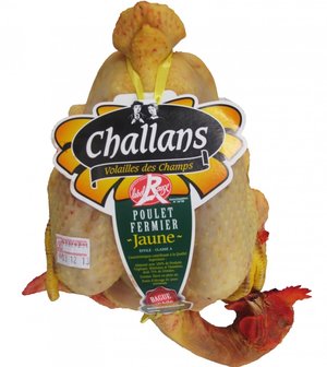 Boerderijkip Challans Label Rouge (geel)