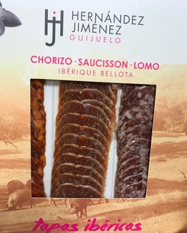 Iberico Bellota Charcuterie Chorizo-Lomo-Saucisson