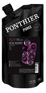 Acai bessen fruit puree