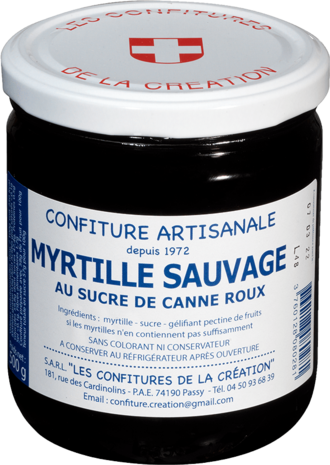 Confiture Myrtille Sauvage