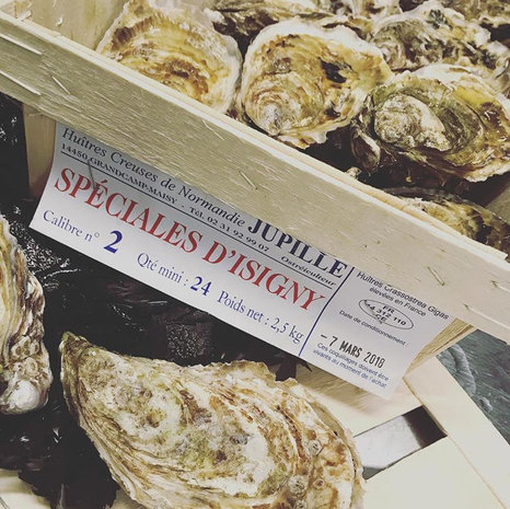 Oesters: Huitres spéciales d'Isigny x 24 st